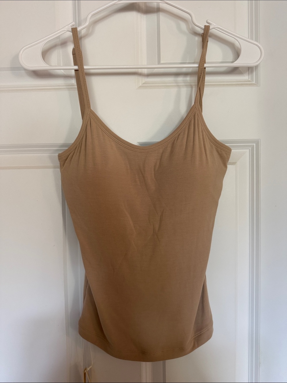OGL Beige/Tan Adjustable Strap Camisole